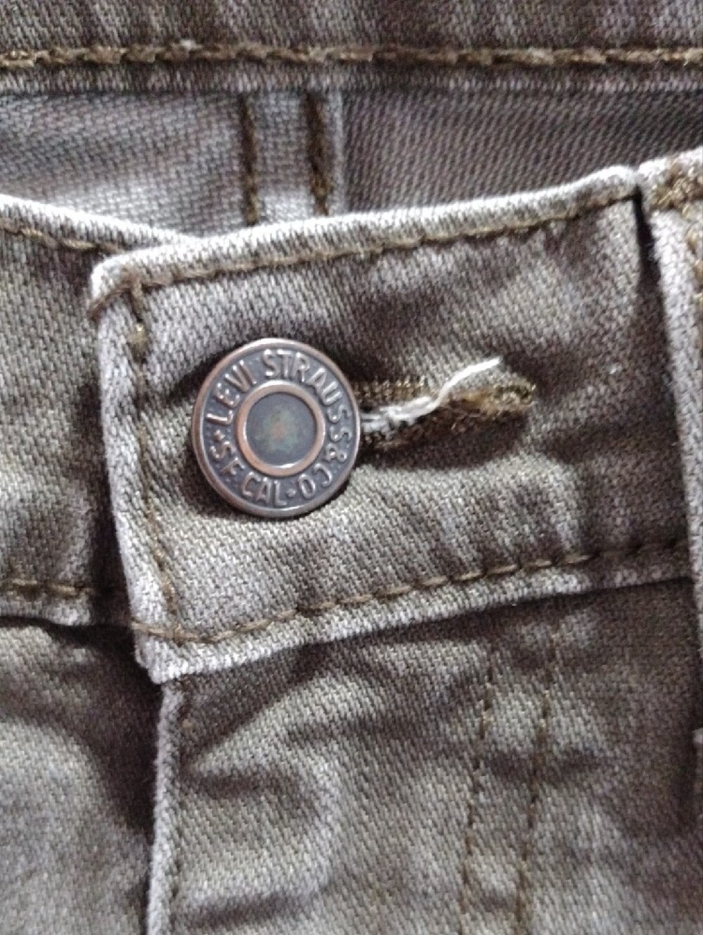 Levi's 511 Slim Straight Jeans Gray W28 - Picture 6 of 12